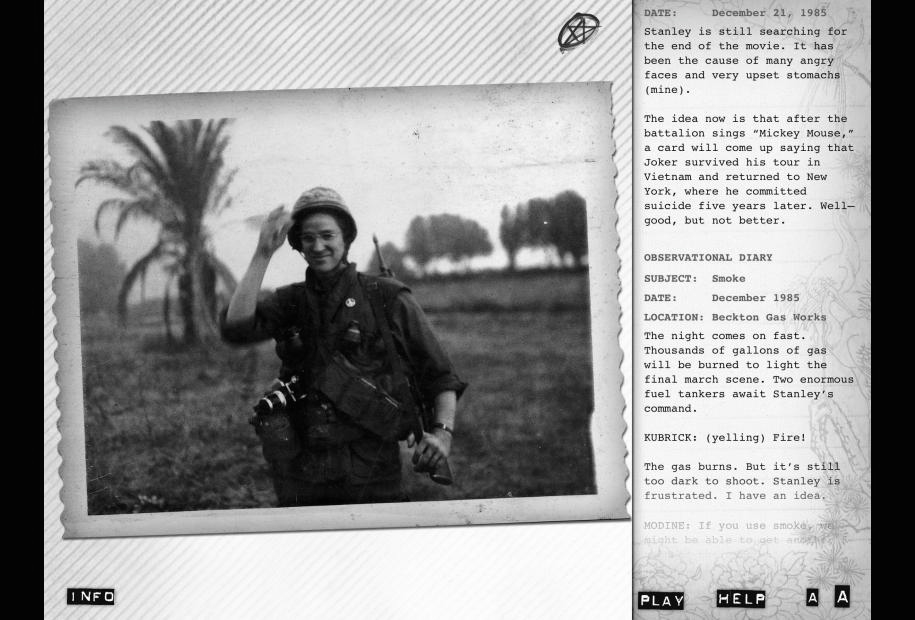 Full Metal Jacket Diary Matthew Modine