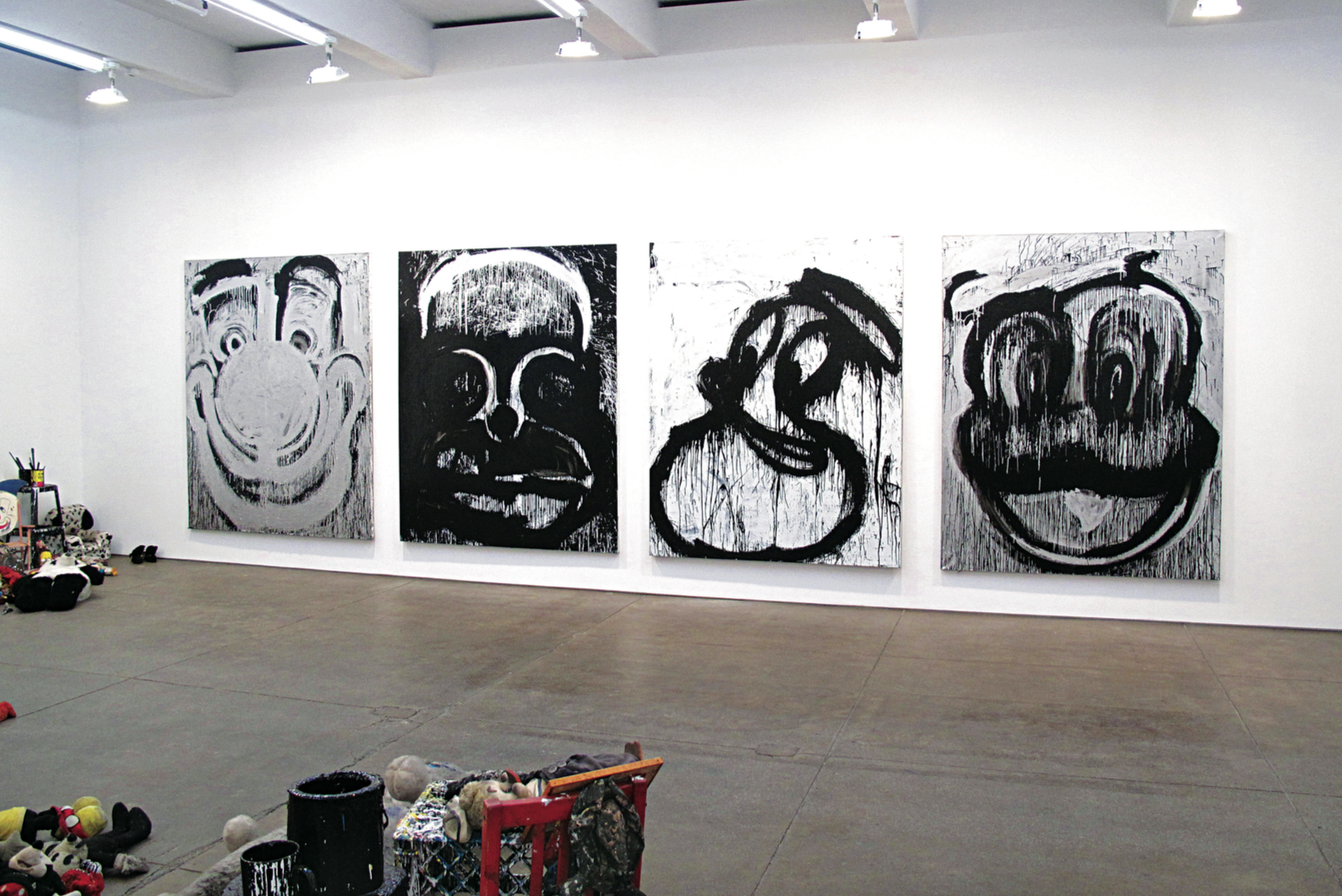 ZEFYR LIFE : MATT BLACK by Joshua Deveaux ASSOULINE REFLECTIONS Joyce Pensato 'Batman Returns' Installation at Petzel Gallery NY, 2012